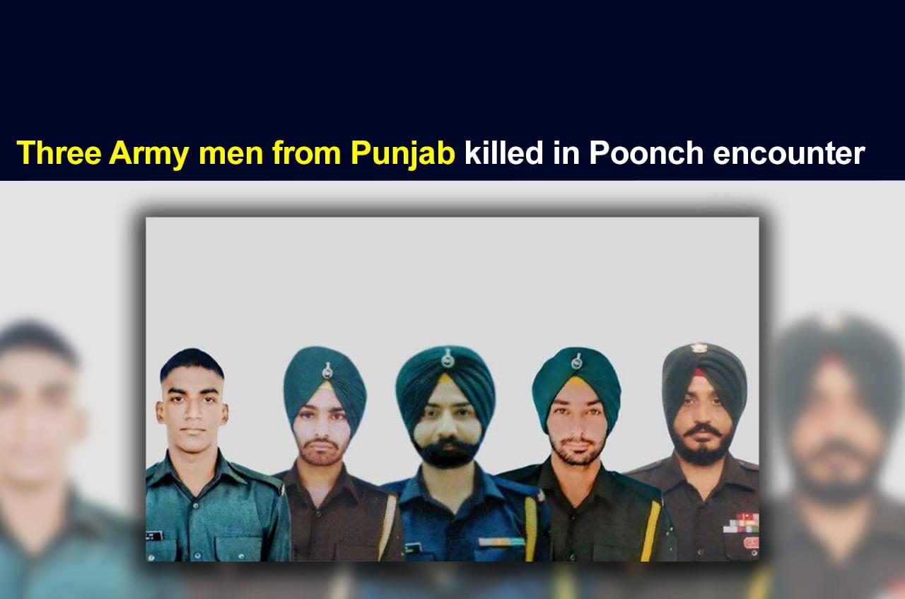 Three Army Men From Punjab Killed In Poonch Encounter – The City Headlines