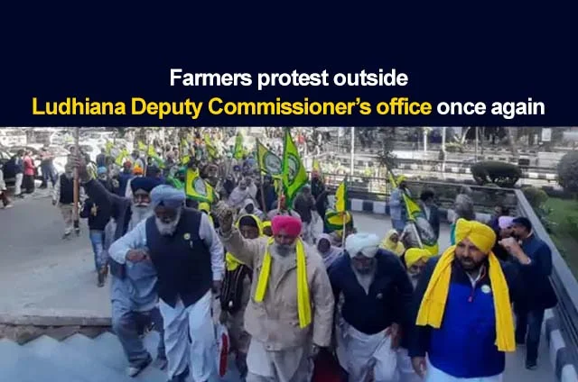 FARMERS PROTEST OUTSIDE DC OFFICE