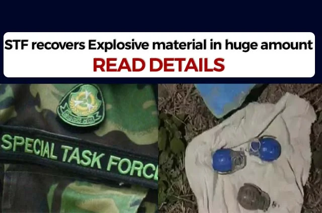 STF RECOVERS EXPLOSIVES IN AMRITSAR