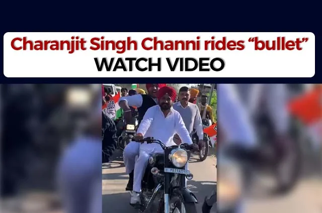 CHANNI RIDES BULLET