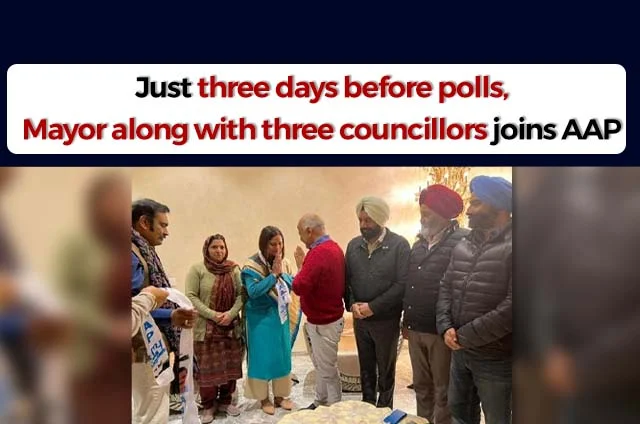 MAYOR JOINS AAP