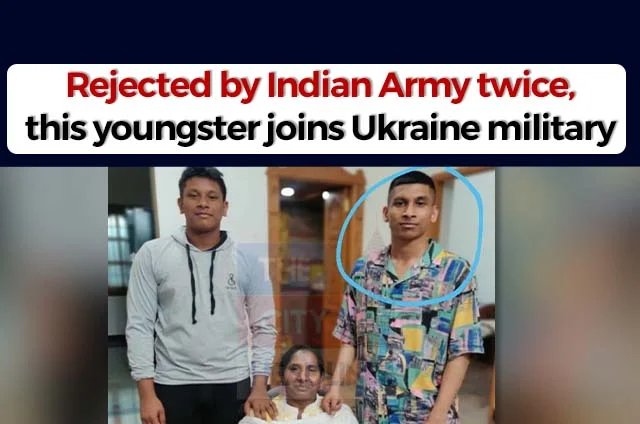 INDIAN BOY JOINS UKRAINE ARMY