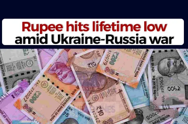 RUPEE HITS LIFETIME LOW